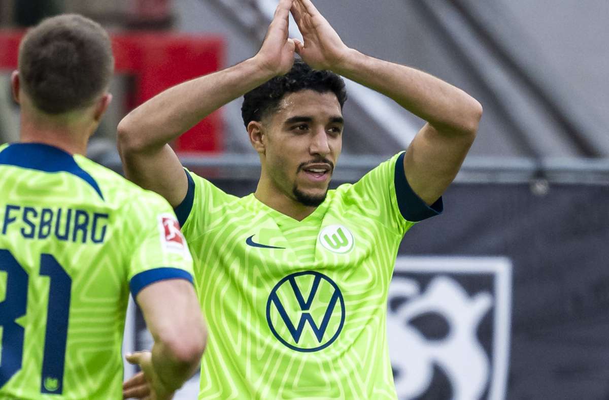 Der ehemalige VfB-Spieler Omar Marmoush erzielte in der 56. Minute das 1:0 für Wolfsburg.