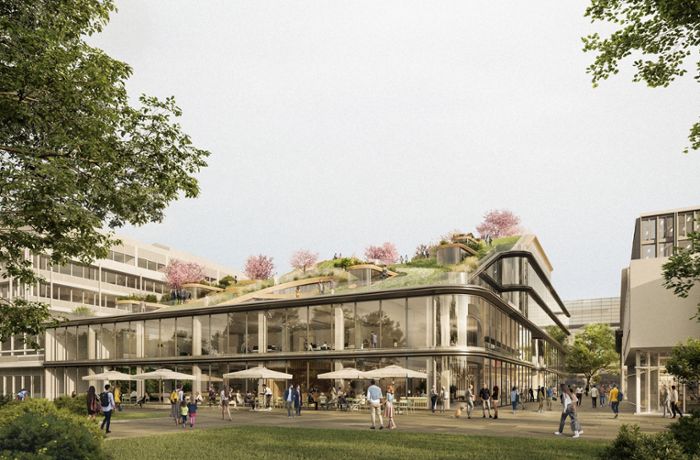 Baupläne an der Einkaufsmeile: Ungewöhnlicher Dachgarten an der Stuttgarter Königstraße