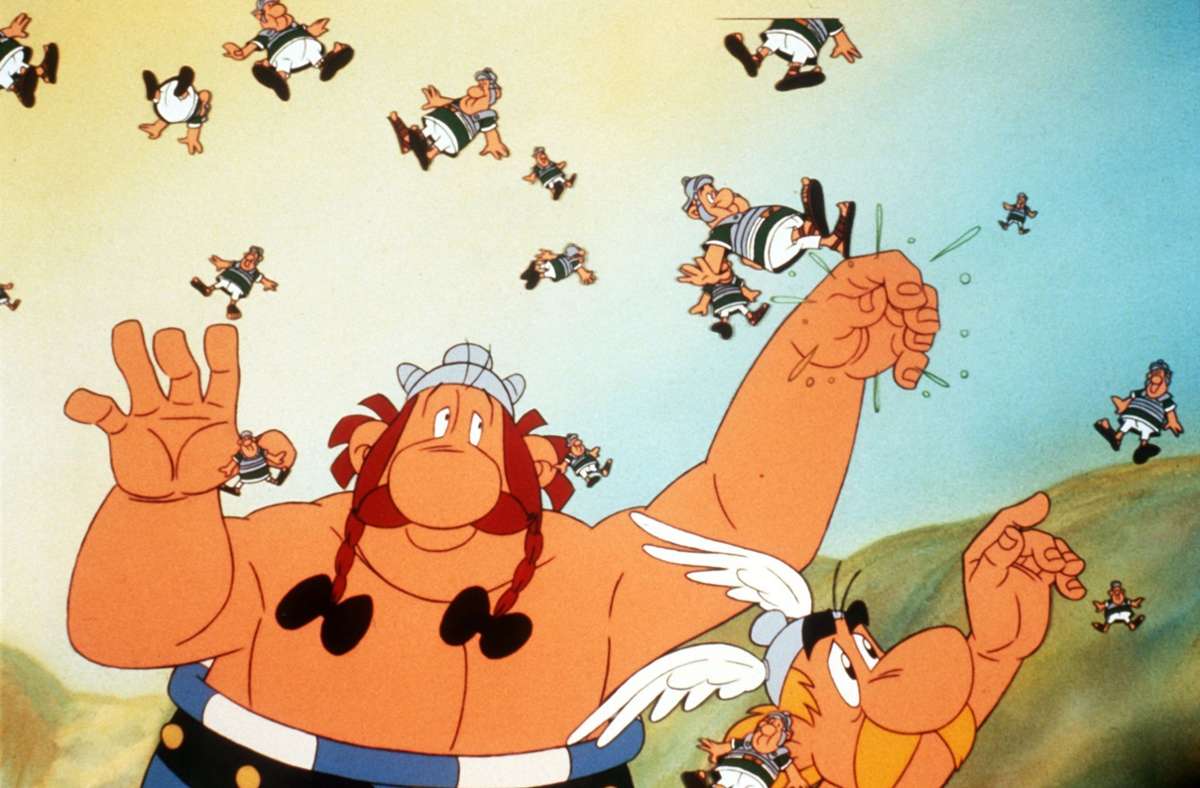 Asterix und Obelix nehmen in der Gerlinger Ausstellung einen großen Part ein.