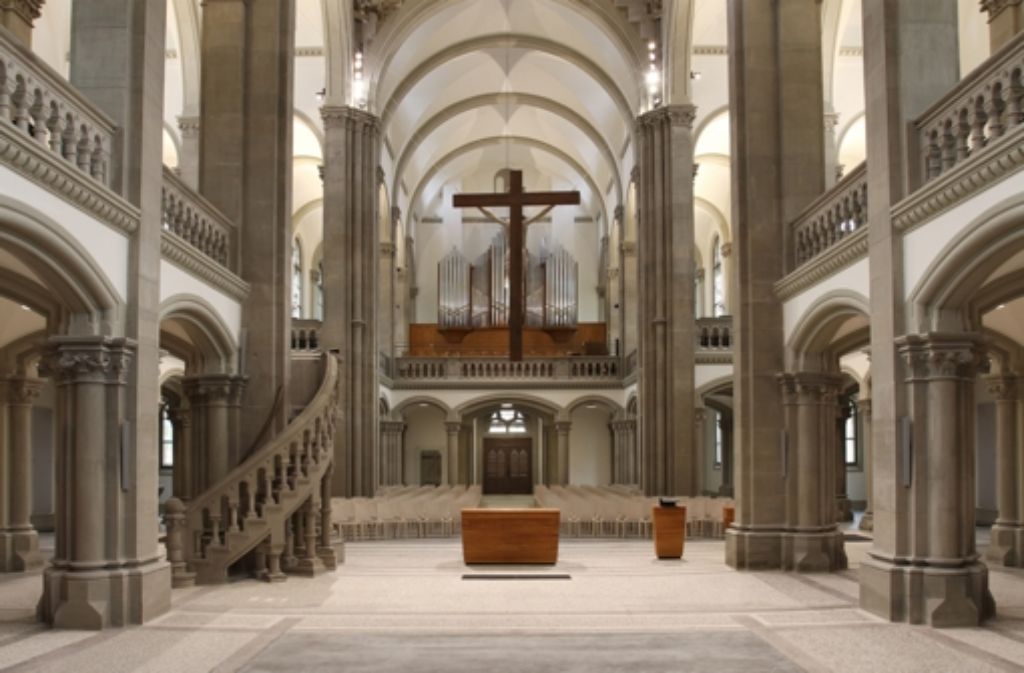 Matthäuskirche in Stuttgart, Umbau und Sanierung. Architekt: Schreiner-Architekten, Dipl.-Ing. Hannes Schreiner, Freier Architekt, Stuttgart
