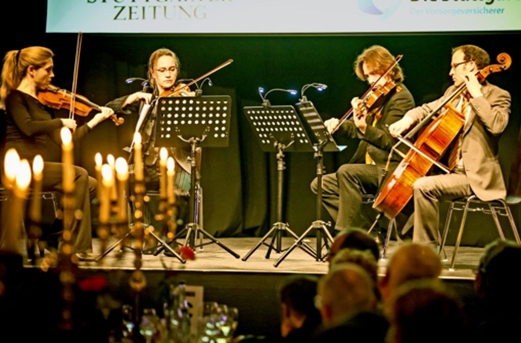 Das Villa Berg Quartett spielte die Vertonung des Rotkäppchens von Radoslaw Pallarz. Das Stück wurde an diesem Abend uraufgeführt.