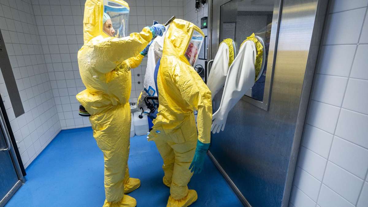 Abgeschottete Station in Stuttgart: Wo Patienten mit gefährlichen Viruserkrankungen versorgt werden
