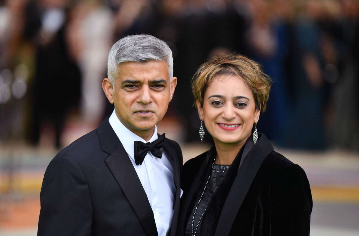 Londons Bürgermeister Sadiq Khan und seine Frau Saadiya