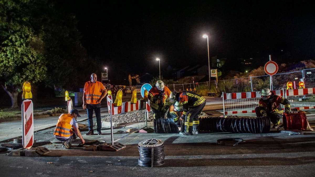 In Herrenberg: 22 Menschen evakuiert wegen defekter Gasleitung