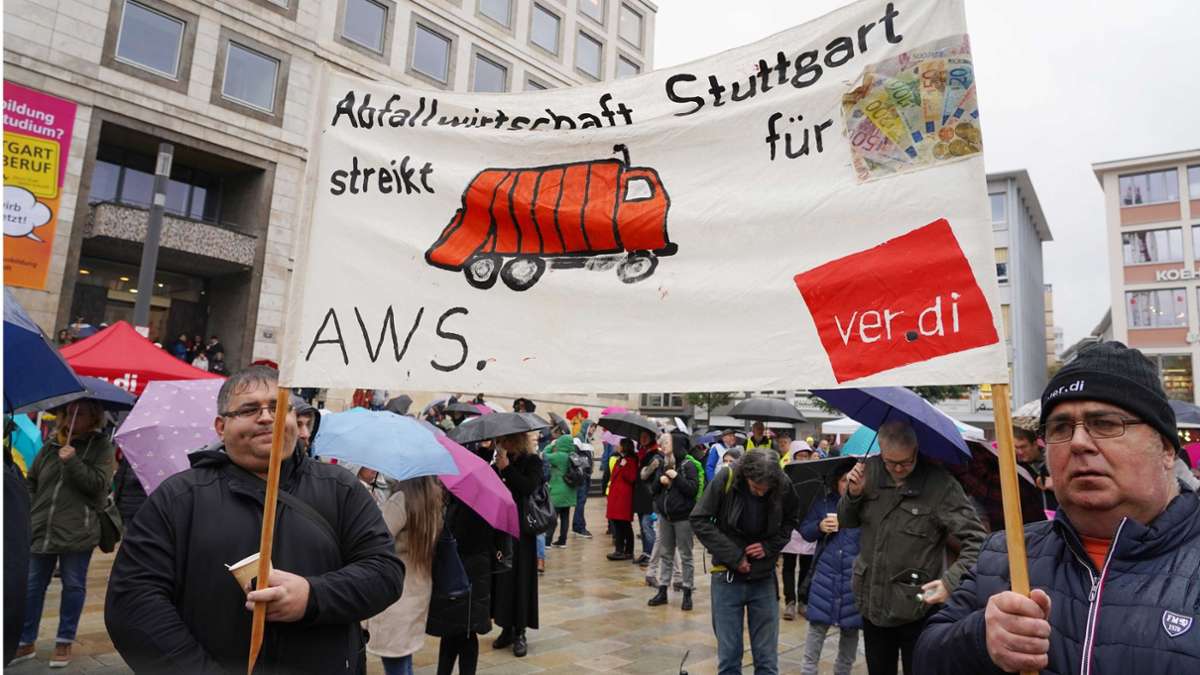 Rathaus, Kitas und Co. in Stuttgart: Verdi streikt wieder für Altersteilzeit