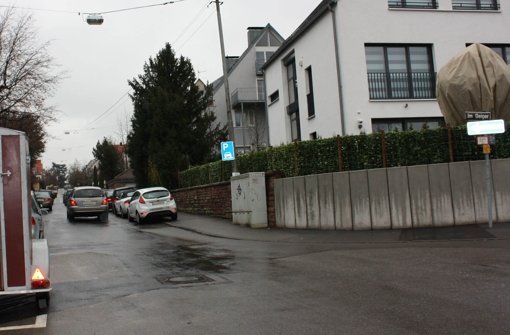 Die Anwohner der Straße Im Geiger klagen seit dem Bau des neuen Radwegs über mehr Schleichverkehr Foto: Annina Baur