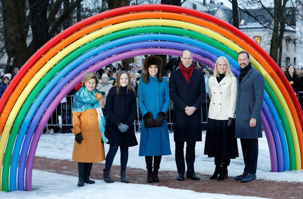Für die norwegische Prinzessin Ingrid Alexandra war der Besuch von Kate und William ein aufregender Termin: Die 14-Jährige führte die britischen Royals durch einen Skulpturenpark, der ihren Namen trägt.