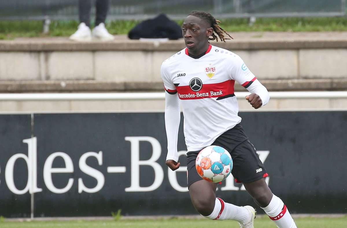 Tanguy Coulibaly erzielte das 1:1 für den VfB Stuttgart.