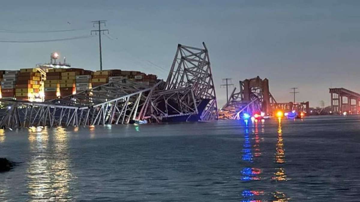 Nach Kollision mit Schiff: Brücke in Baltimore  eingestürzt – Suche nach Überlebenden läuft weiter