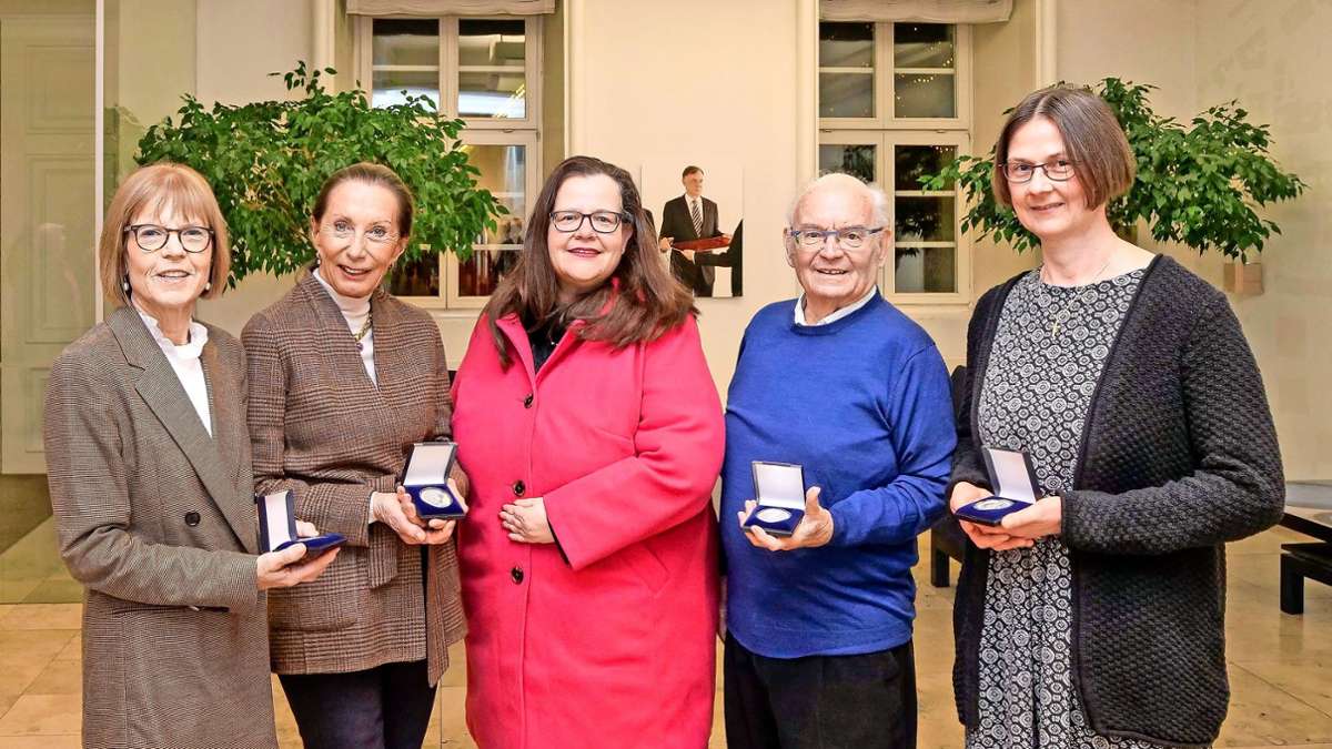 Verleihung von Ludwigsburg-Medaillen: Auszeichnung für ehrenamtliches Engagement