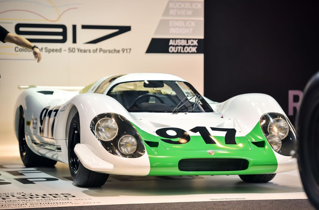 Der Porsche 917 ist auf der Retro Classics Messe ein Publikumsmagnet