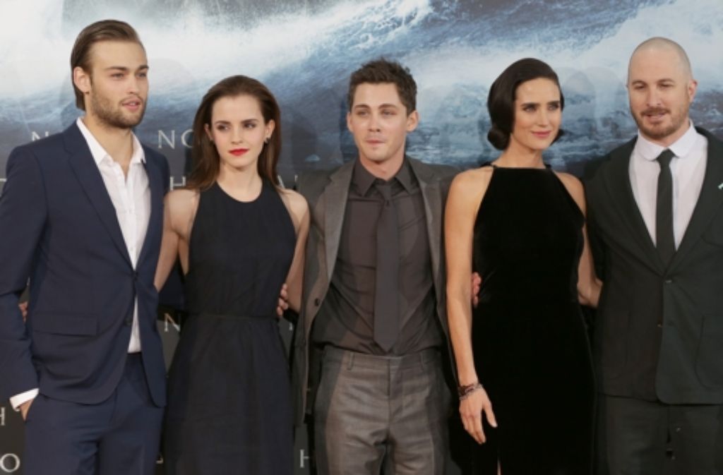 Douglas Booth, Emma Watson, Logan Lerman, Jennifer Connelly und US-Regisseur Darren Aronofsky.