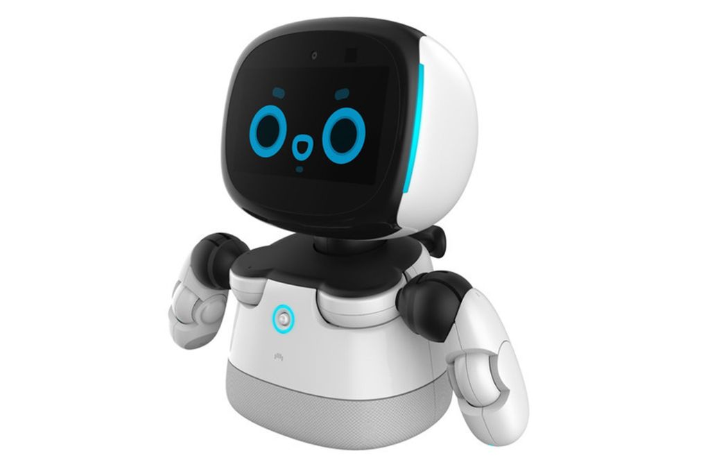 Natürlich dürfen auch Roboter nicht fehlen. Dieser hier heißt Nuwa und soll für Vorschulkinder ein Gefährte sein. Er hat einige Gesichtsausdrücke drauf – und kann sogar ein wenig tanzen.