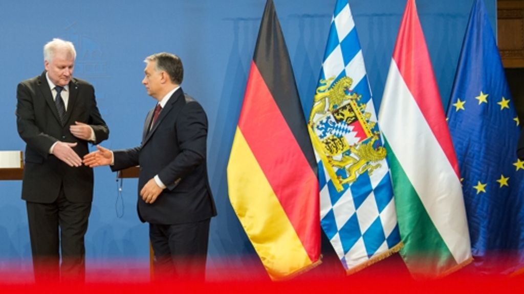 Treffen mit Seehofer in Ungarn: Orban bezieht beinhart Position gegen Merkel