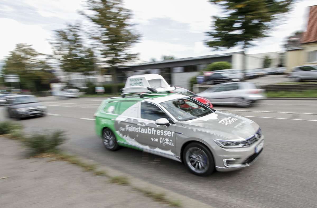 Auch Autos hat das Ludwigsburger Unternehmen schon mit der Technologie bestückt.