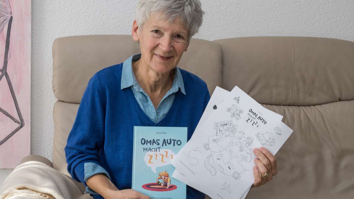  Anlässlich der Geburt ihres ersten Enkelsohnes schrieb Jutta Rau aus Böblingen ein Kinderbuch. Es handelt von Autos und dem Klimawandel. 