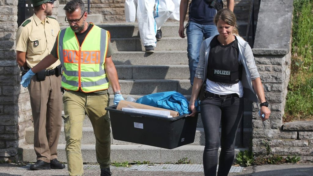 Nach Bombenexplosion in Ansbach: Spurensicherung in Flüchtlingsheim