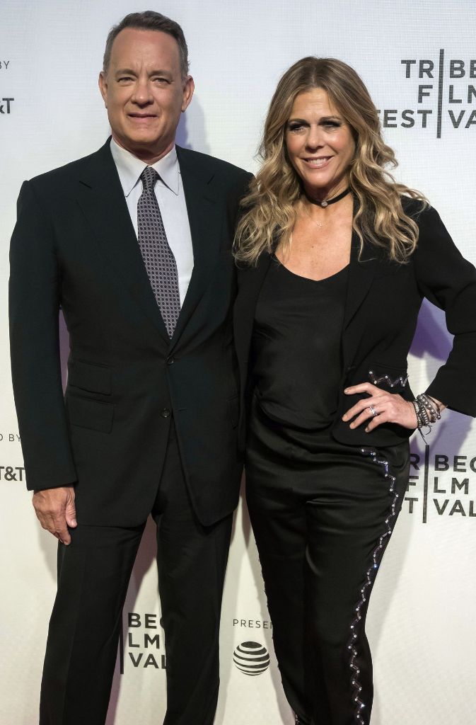 Tom Hanks mit Ehefrau Rita Wilson. Beide sind seit 1988 verheiratet. Hanks spielt Eamon Bailey, den Mitinhaber der Firma Circle.