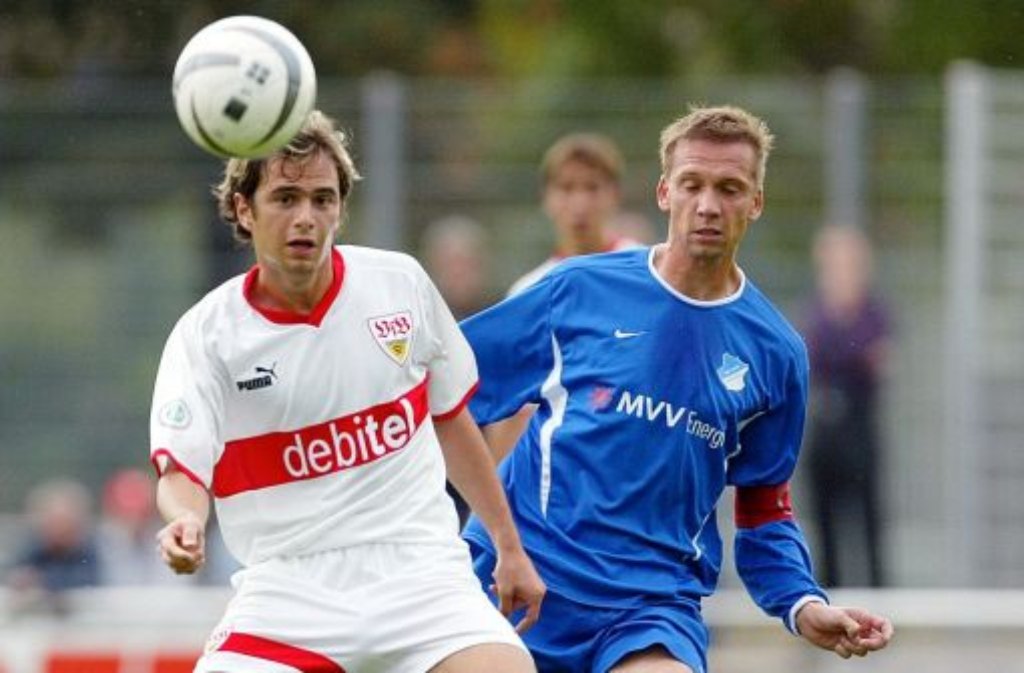 Robert Vujevic damals im Trikot des VfB Stuttgart und ...