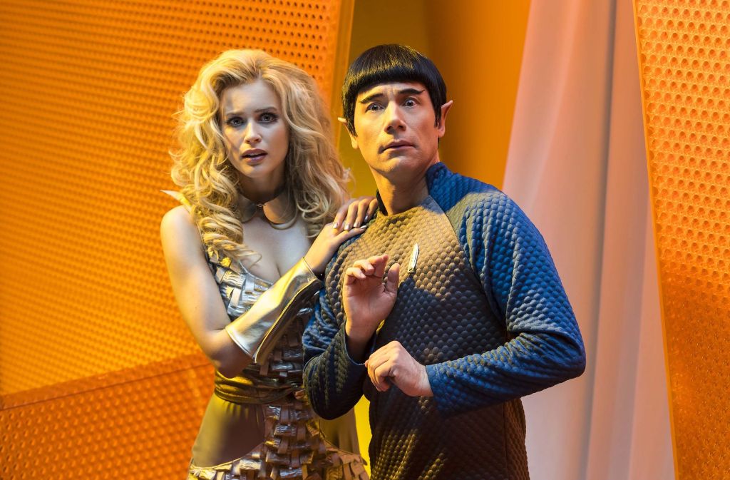 In den Weiten des „Star Trek“-Universums: Jeanne Goursaud und Michael „Bully“ Herbig