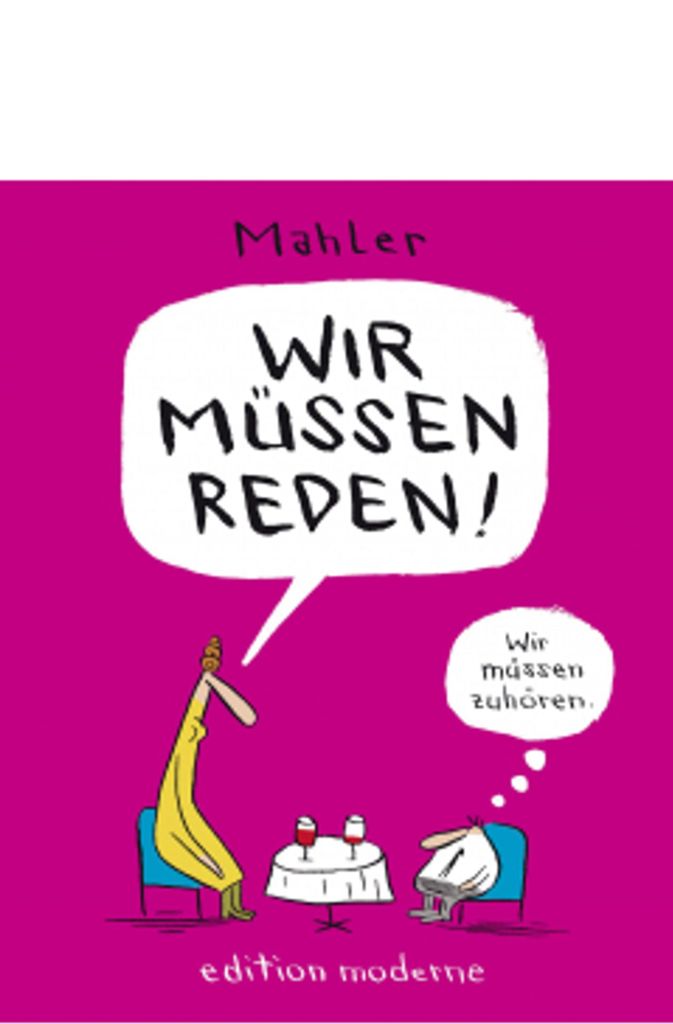 Das Cover von Nicolas Mahlers „Wir müssen reden!“