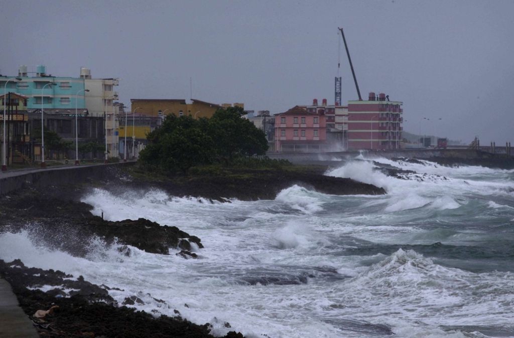 Der Hurrikan fegte auch über die kubanische Stadt Baracoa hinweg.