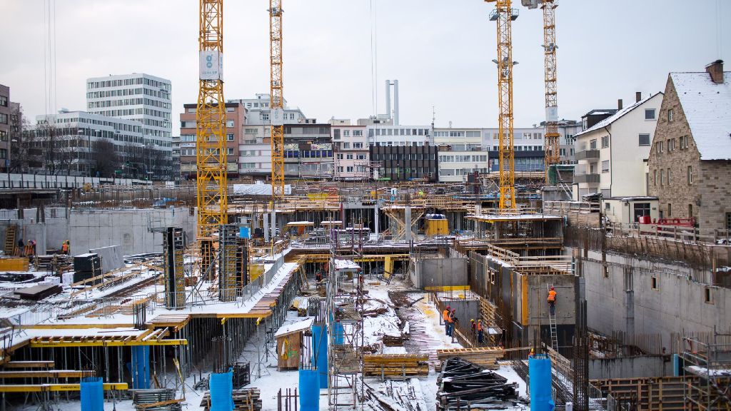 Stuttgart verändert sich: Baustellen in Stuttgart: Das Gerber im Januar