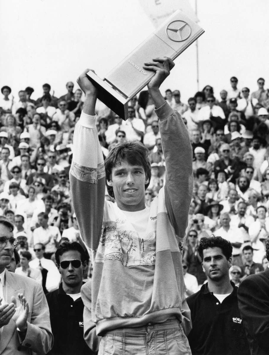 Er ist der letzte deutsche Sieger von Stuttgart: Michael Stich bezwang im Finale von 1991 den Argentinier Alberto Mancini in vier Sätzen. Damals wurde das Endspiel noch über drei Gewinnsätze gespielt.