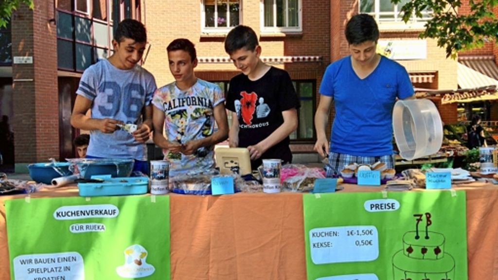Projekt in der Ostheimer Schule: Siebtklässler wollen einen Spielplatz bauen