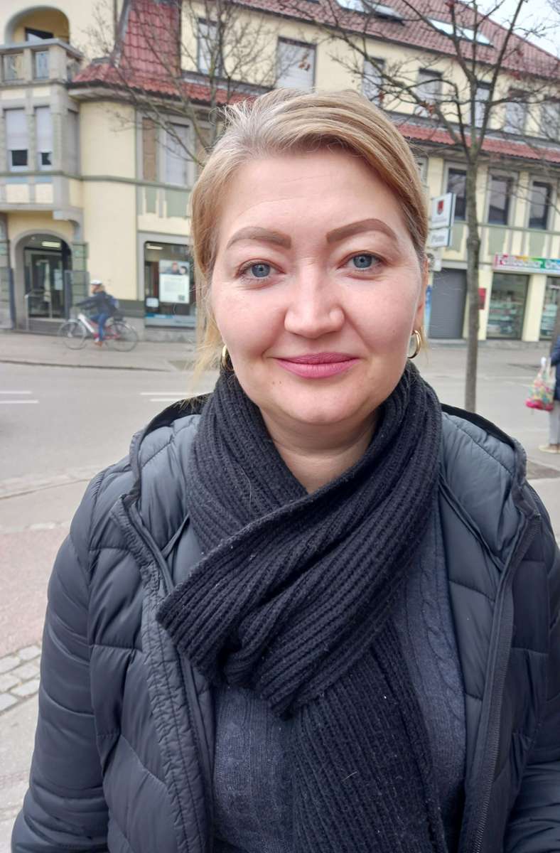 Kristina Sezer engagiert sich bei der privaten Initiative Ukrainenetzwerk Fellbach. Ihre Familie lebt in Russland.