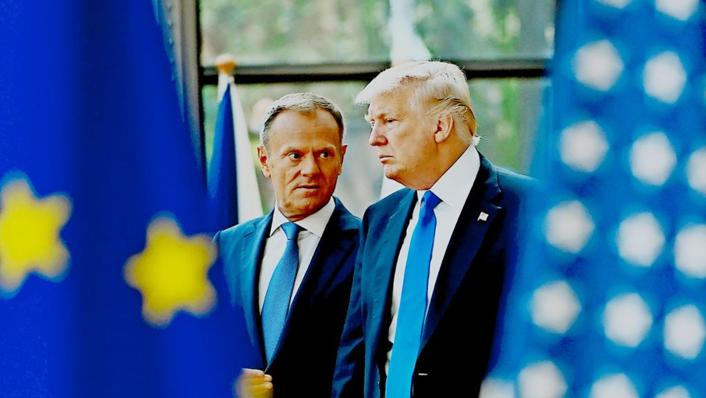 Donald Trump  in Brüssel: Eine schwierige Annäherung