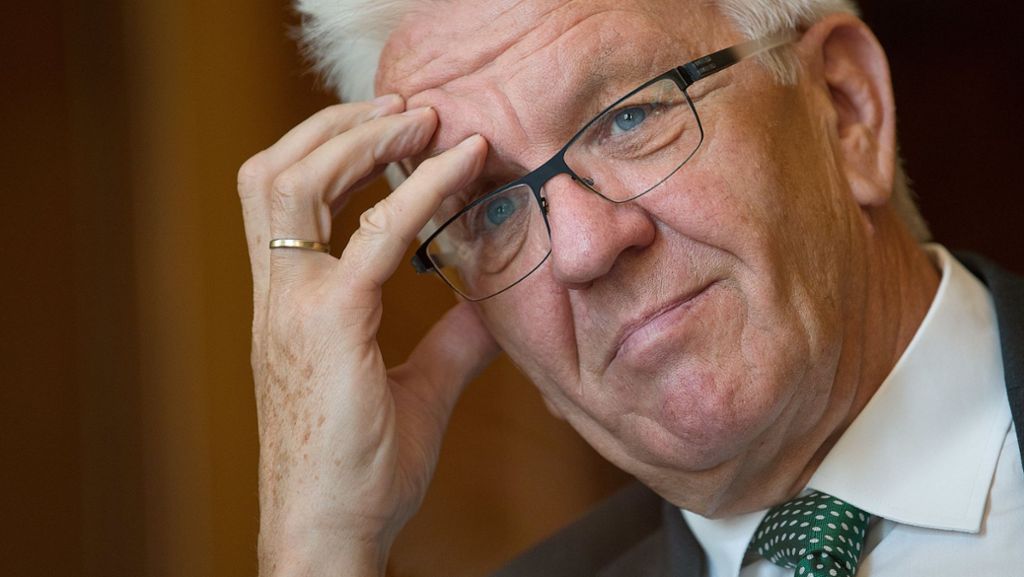 Winfried Kretschmann: Ministerpräsident sagt Termine wegen Krankheit ab