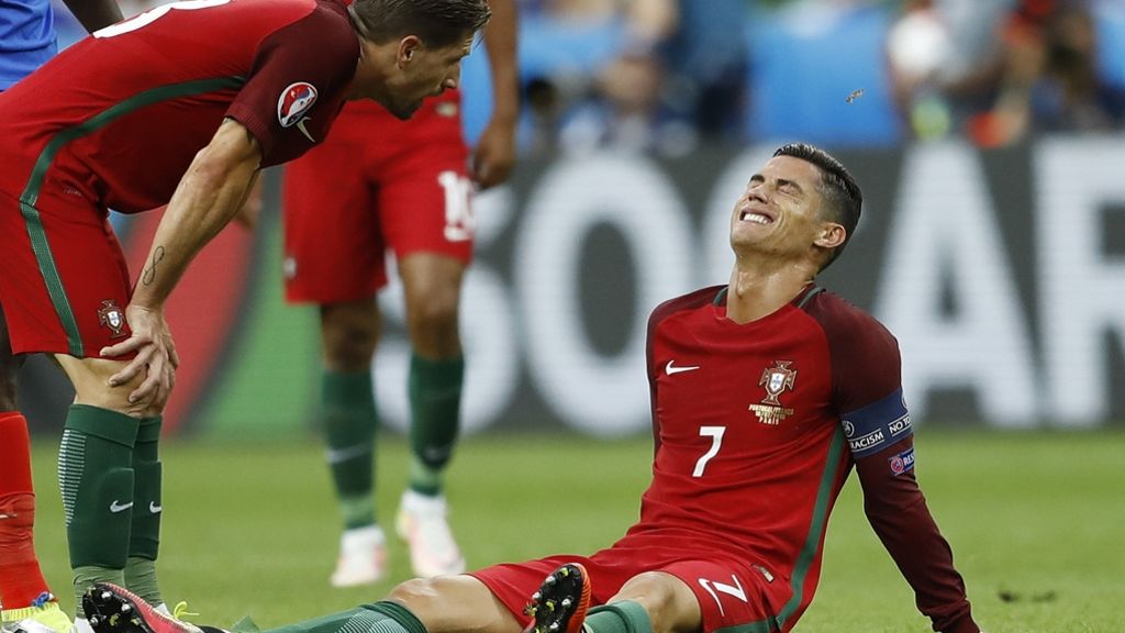 Tragisches EM-Finale: Ronaldo verletzt ausgewechselt