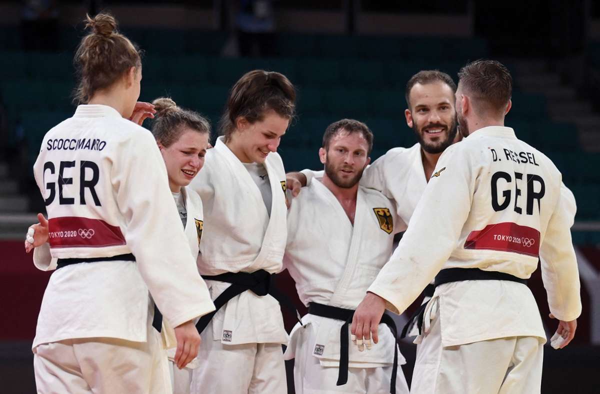 Mixed-Team, Bronze im Judo