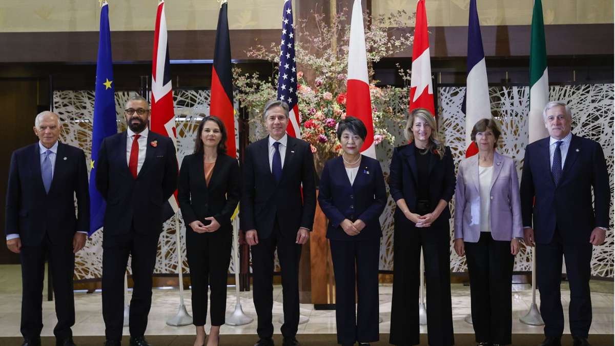 Nach G7-Runde in Tokio: G7-Staaten für humanitäre Feuerpausen im Gaza-Krieg