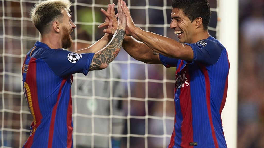 Champions League: Barcelona siegt mit Super-Messi 7:0