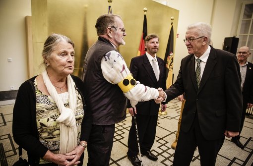 Ministerpräsident Winfried Kretschmann entschuldigte sich bei den Opfern. Foto: Lichtgut/Leif Piechowski