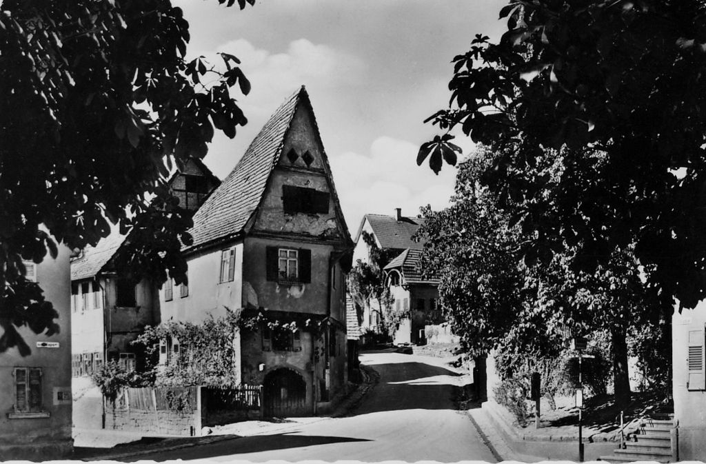 Historische Aufnahme des Kümbergerhof in der Oeffinger Straße.