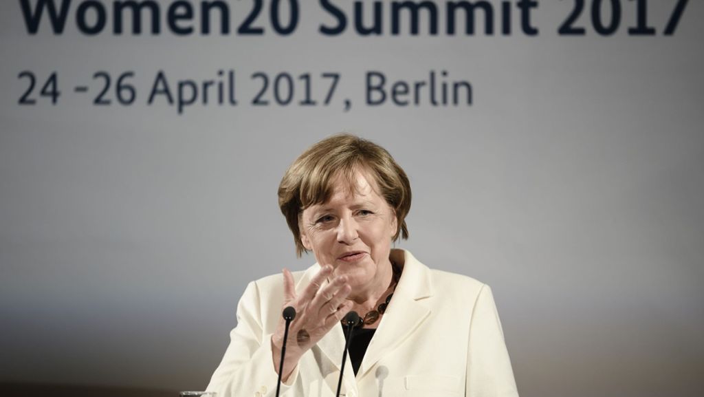 Welt-Frauengipfel in Berlin: Merkel setzt sich für Geldfonds zur Frauenförderung ein