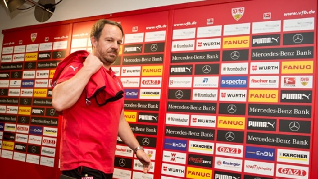 VfB Stuttgart gegen FC Augsburg: Zorniger: Werden mit dem Team sprechen