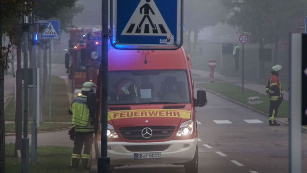Ehningen: Feuer in Maschinenraum ausgebrochen