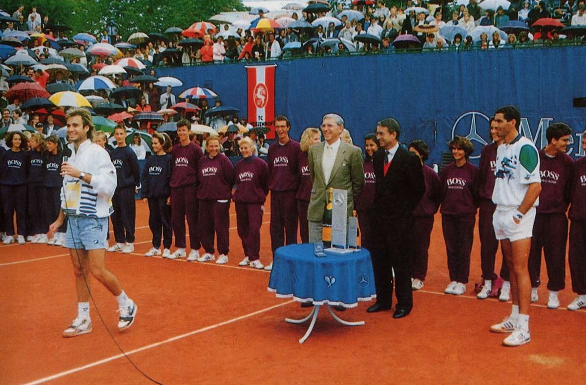 1988 verzückt Andre Agassi die Massen. Der US-Amerikaner bezwang im Finale Andrés Goméz.
