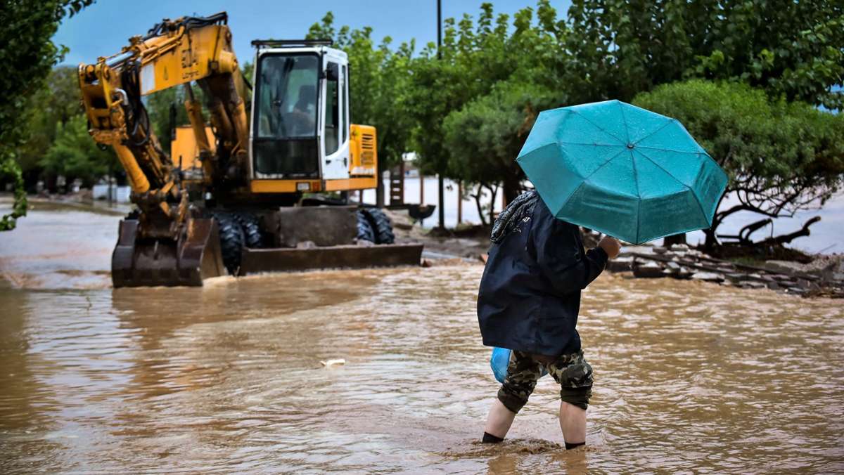 Wo sind die Überschwemmungen in Griechenland? (Karte)