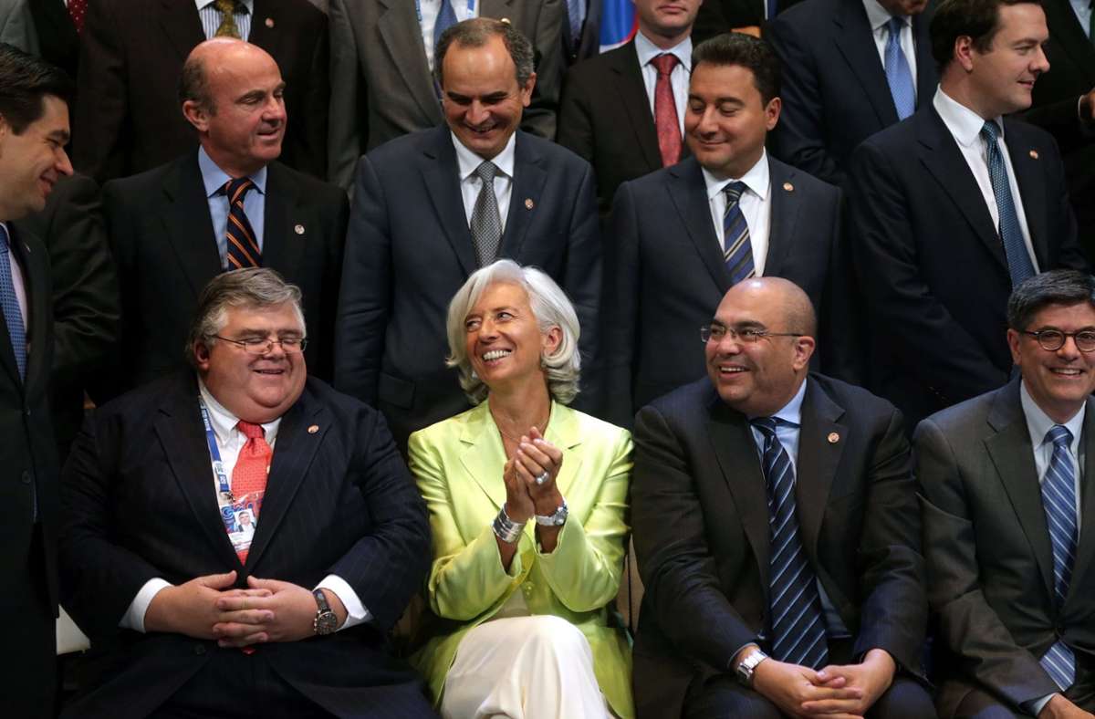 Hat kein Problem damit aufzufallen: Christine Lagarde.