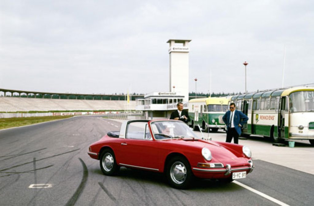 1967: Der erste Porsche 911 Targa auf dem Hockenheimring