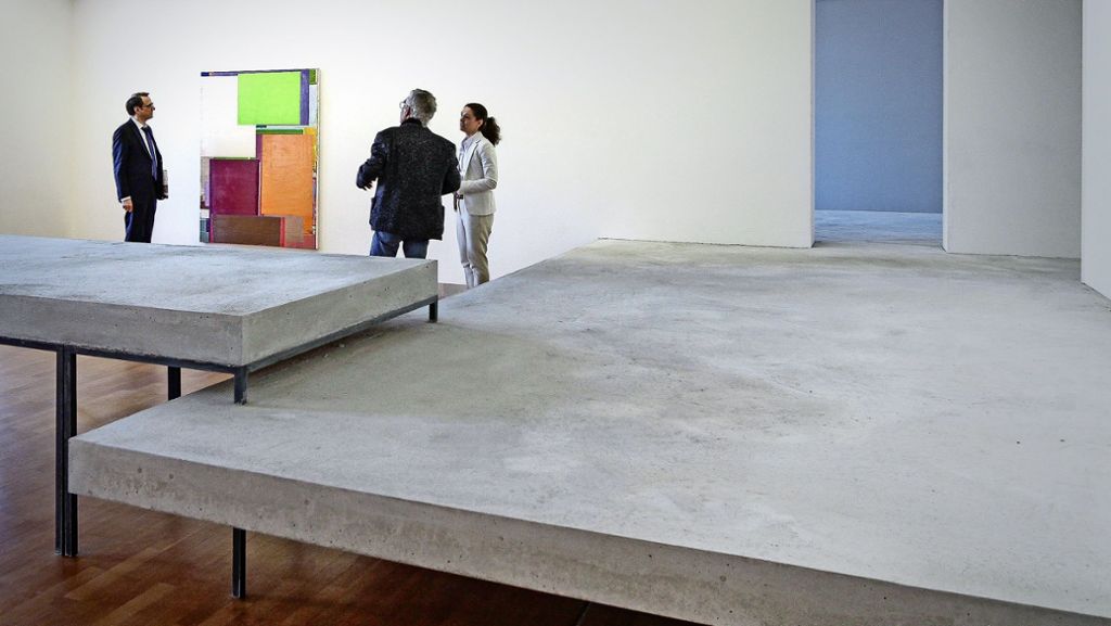 Sindelfingen: Kunst auf Zeit: Beton verwandelt die Galerie