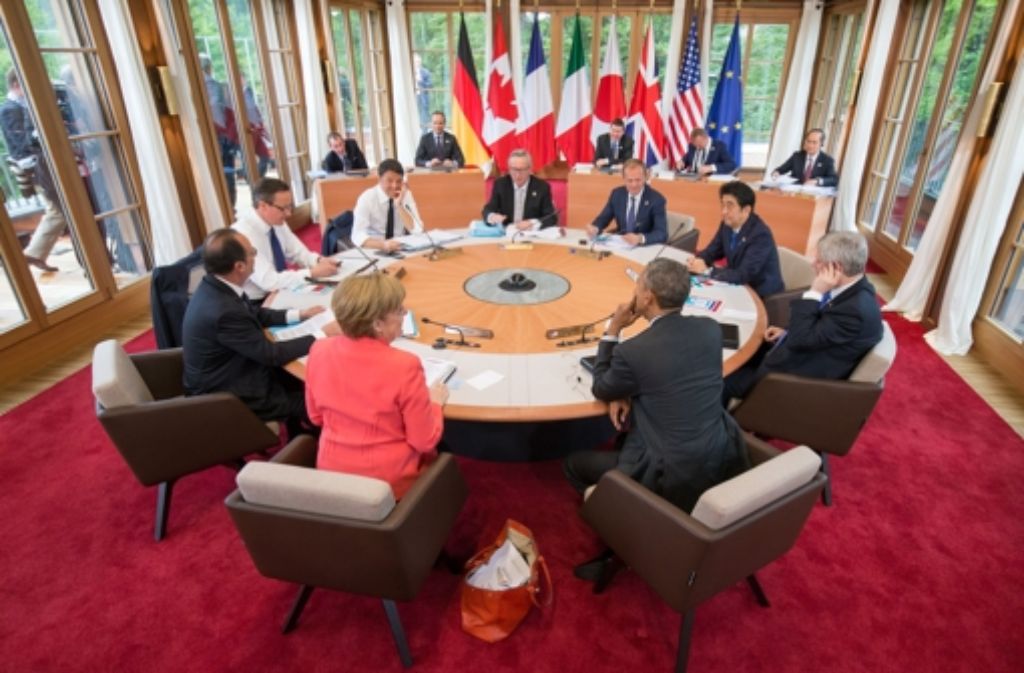 Die G7-Nationen haben ein Zwei-Grad-Ziel beim Klimaschutz angepeilt.  Foto: dpa POOL
