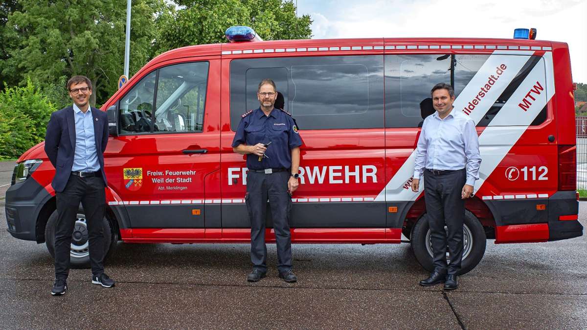Weil der Stadt: Feuerwehr bekommt neues Fahrzeug