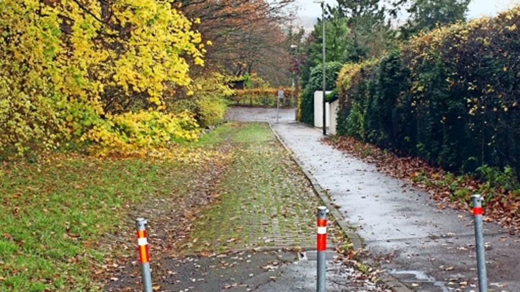 Roßhaustraße in Degerloch: Der Ausbau  bleibt eine Option