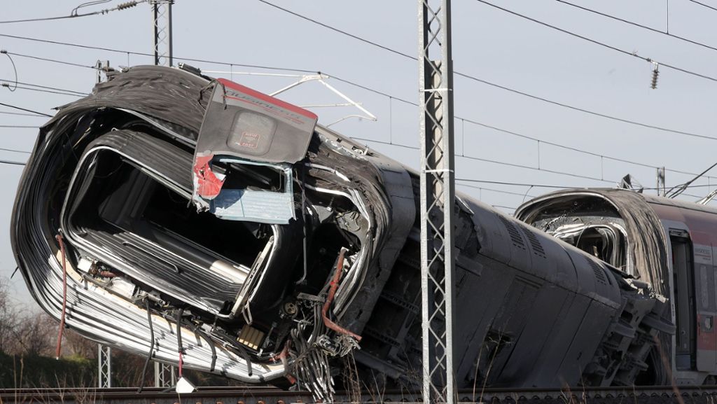 Unglück in Italien: Zug entgleist südöstlich von Mailand –  Zwei Tote